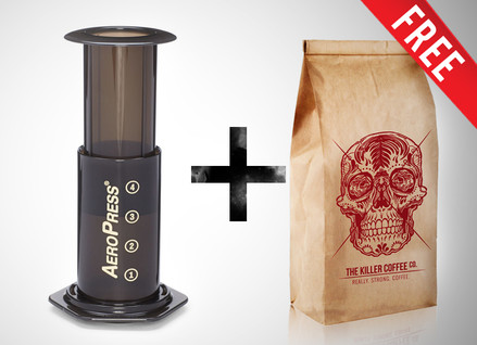 Aeropress kit with FREE Killer Coffee