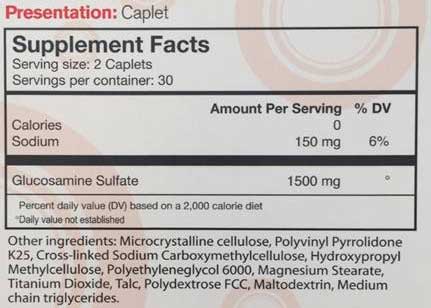 Caplet Supplement Facts