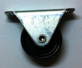 Rigid non-swivel furniture castor comes with a 40mm Solid hard wearing nylon castor and a ficing bracket with 2 screw holes.