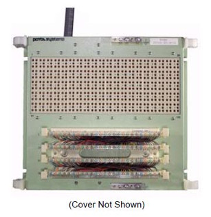 25100-ST-M110PC 100 Pair BET with no splice chamber; 25' 26 awg cable stub in / 110 termination out; with 230V Gas Tube protectors