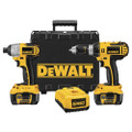 DeWalt DCK274L 18-Volt Cordless Lithium Ion Hammerdrill / Impact Driver Combo Kit
