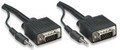 50' SVGA with Audio Cable HD15 VGA Stereo 3.5 mm Plug Male to Male