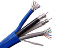 Structured Bundled Cable 2 Category 6 x 2 RG6 Quad 500' Spool