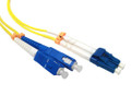 SC-LC Duplex Singlemode 9/125 Fiber Optic Patch Cable