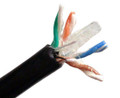 Category 6 600 MHz 4 Pair CMX Direct Burial Cable Gel Filled 1000' Box