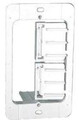 MP1P Low Voltage Plastic Single Gang Wall Caddy Fastener