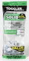 20 TOGGLER Alligator Soild Wall 1/4" Anchors and Screws 50475