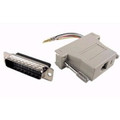 Male DB25  to 6P6C Modular Jack RJ12