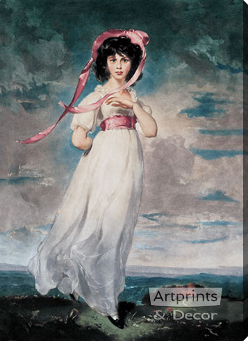 pinkie stretched canvas art print by thomas lawrence at