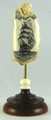 Small Ship Scrimshaw bu Linda Layden