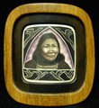 "Portrait" Scrimshaw by E.V. Wick