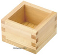 Japanese Square Wooden Sake Tea Cup