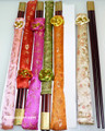 Chinese Wooden Chopsticks with Cloth Cover Pack