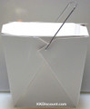 White 16oz Chinese Take Out Boxes