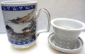 Landscape Mug with Strainer