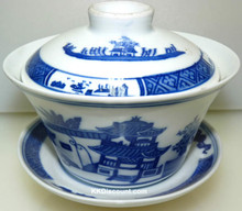 Landscape Tea Cup with Dish