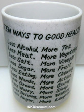 Ten Ways to Good Health Cup