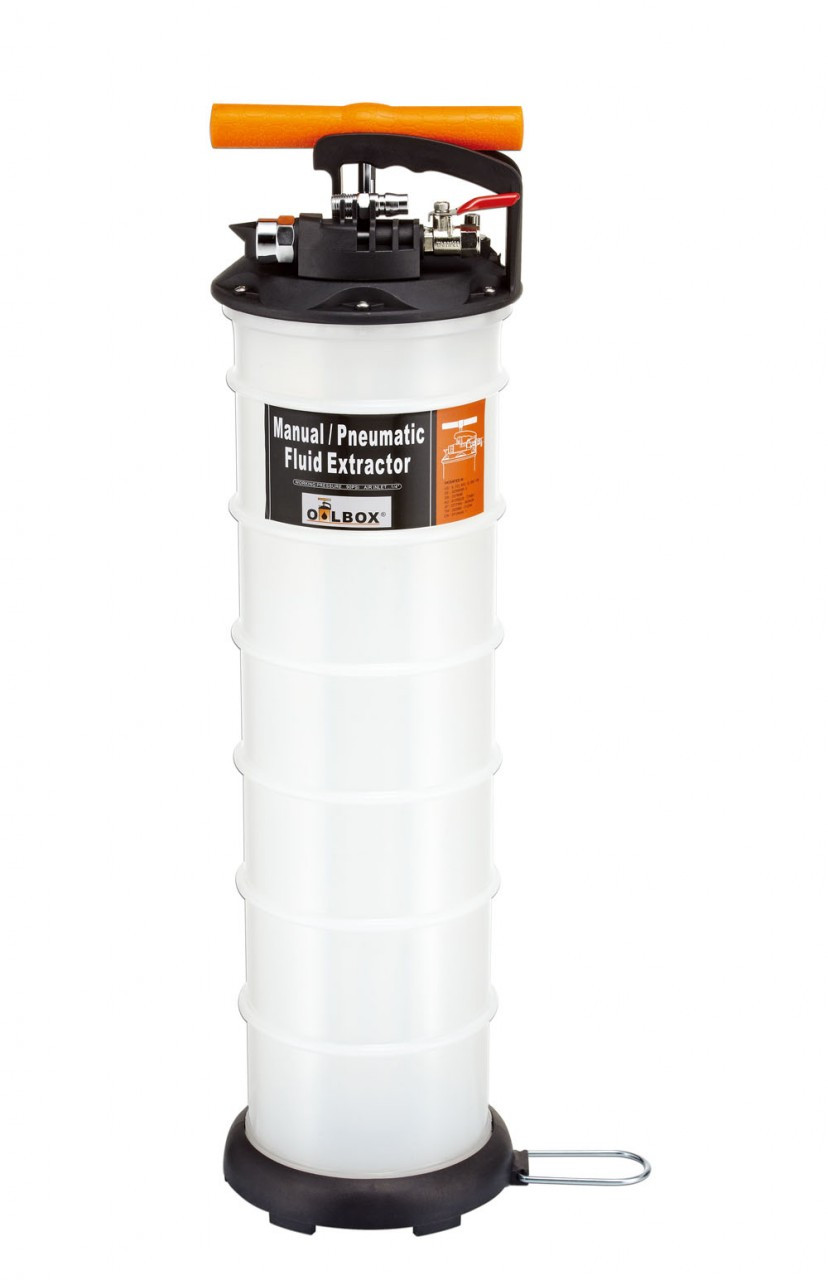 Oil Extractor Fluid Extraction for Fuel & Water Pneumatic & Manual 6.5L