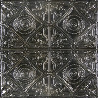 2437 Aluminum Ceiling Tile in Antique Pewter and many other finishes is available at www.decorativeceilingtiles.net