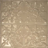 1218 Aluminum Ceiling Tile in Buff Finish is available at www.decorativeceilingtiles.net