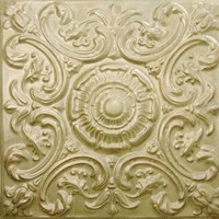 2414 Aluminum Ceiling Tile in Chardonnay  finish is available at www.decorativeceilingtiles.net