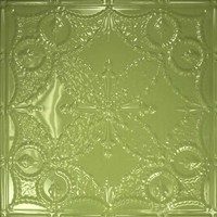 2410 Aluminum Ceiling Tile in Honey Dew Finish and many other finishes is available at www.decorativeceilingtiles.net