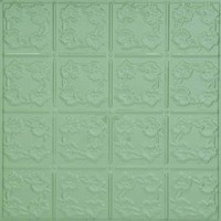 0608 Aluminum Ceiling Tile in Lemon Grass finish is available at www.decorativeceilingtiles.net
