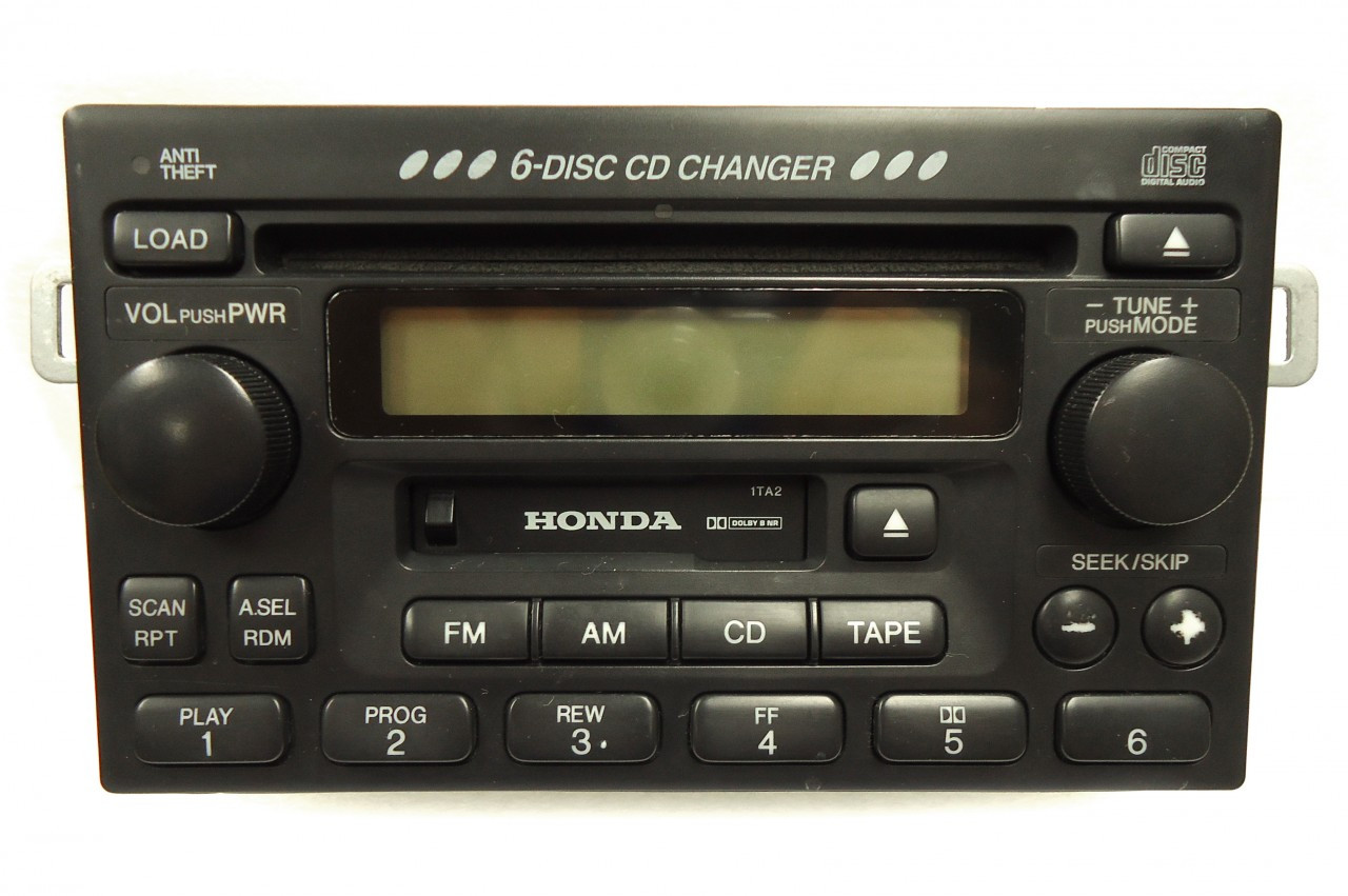 2001 Honda accord cd player error