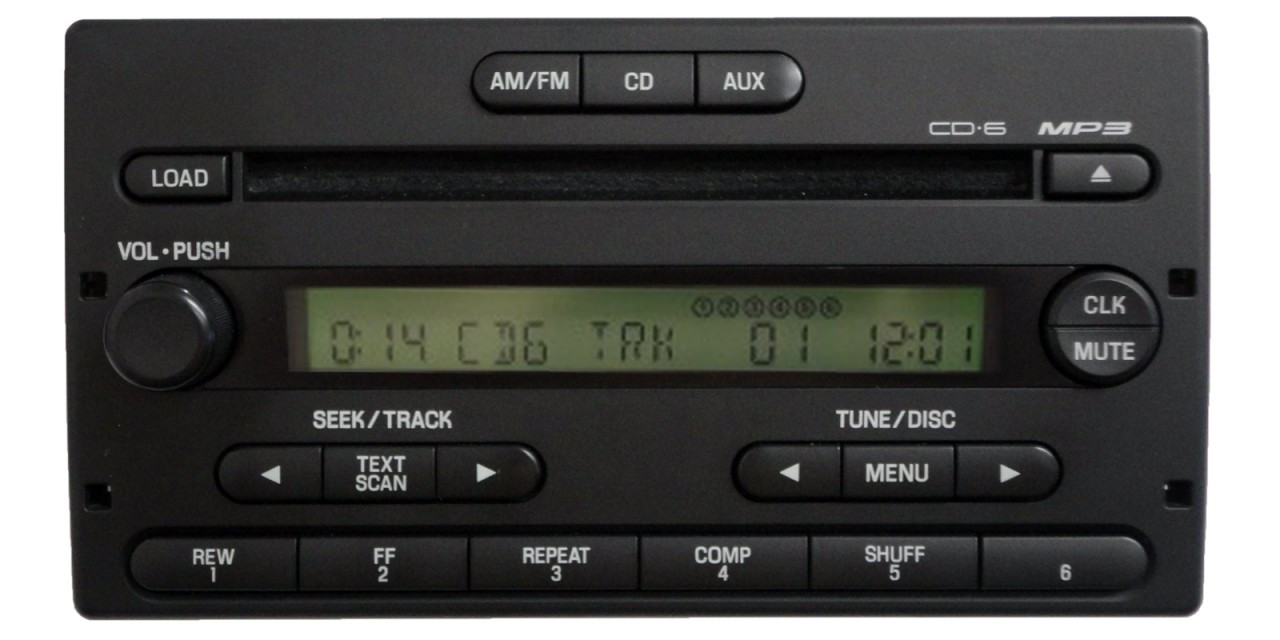 FORD Ranger F150 F250 F350 Windstar Radio Stereo 6 Disc Changer MP3
