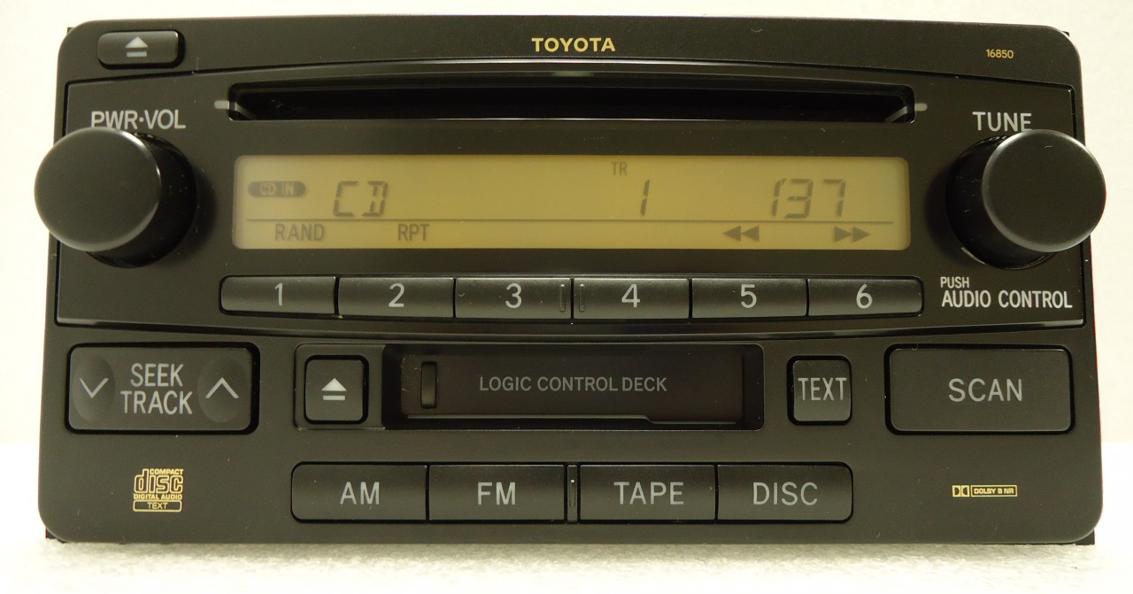 03 04 05 TOYOTA 4Runner Highlander Rav4 Radio CD Cassette Tape Player