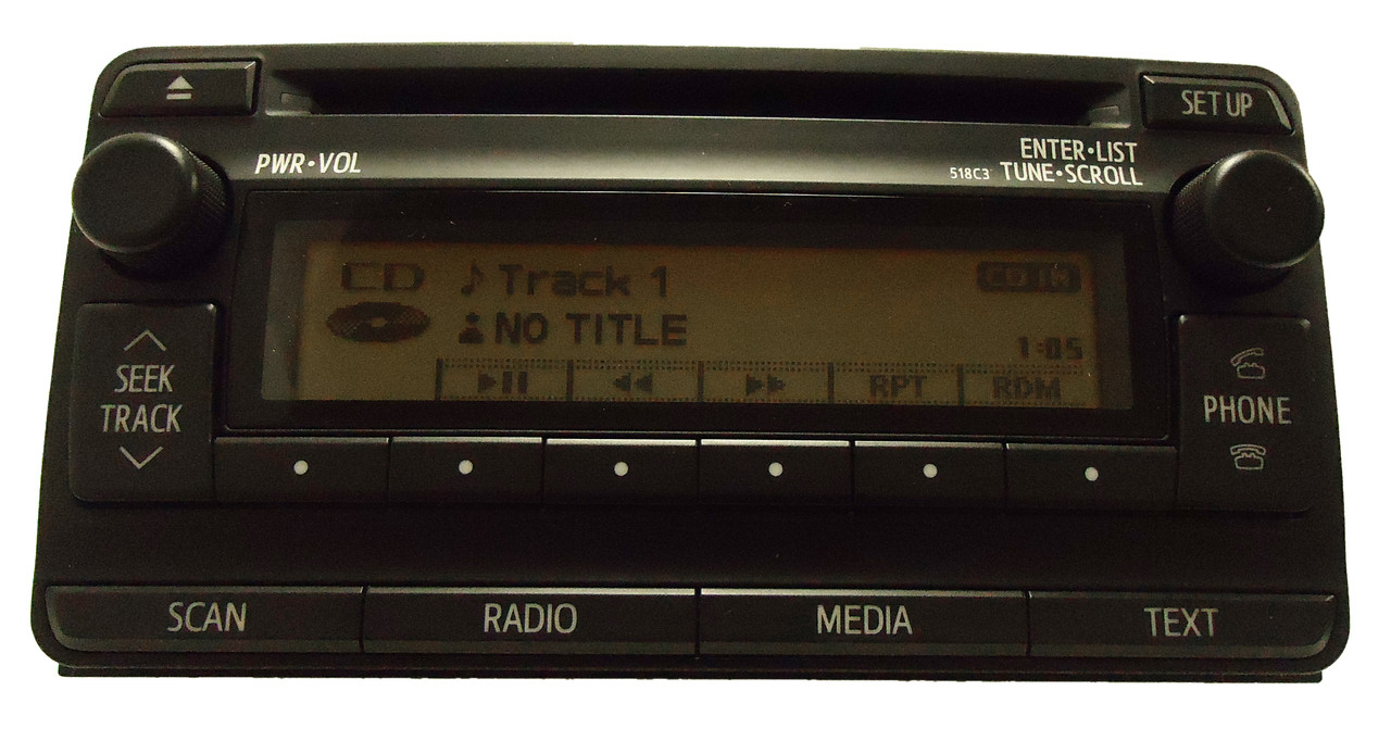 2012 2013 TOYOTA Rav4 Radio Stereo MP3 CD Player Bluetooth 518C3 OEM eBay