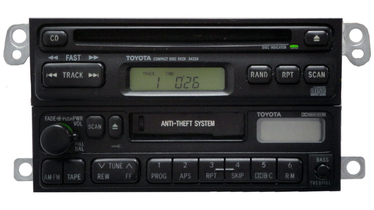 Toyota cd player 34224