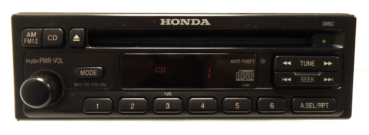 1992 Honda prelude radio code