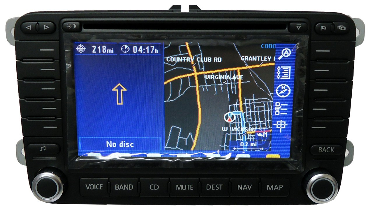NEW VW VOLKSWAGEN Navigation GPS System LCD Touch Display Radio CD