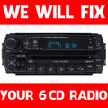 REPAIR 02 03 04 05 06 07 DODGE JEEP CHRYSLER Dakota Durango Radio 6 Disc CD Changer 2002 2003 2004 2005 2006 2007
