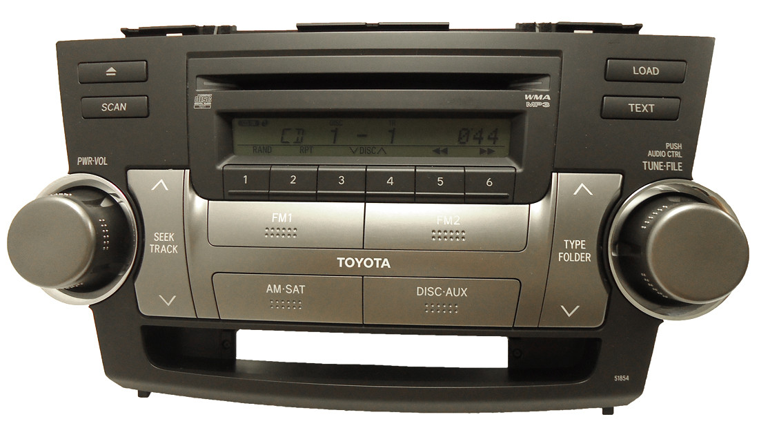 REPAIR SERVICE ONLY Toyota Highlander Radio 6 Disc Changer CD Player