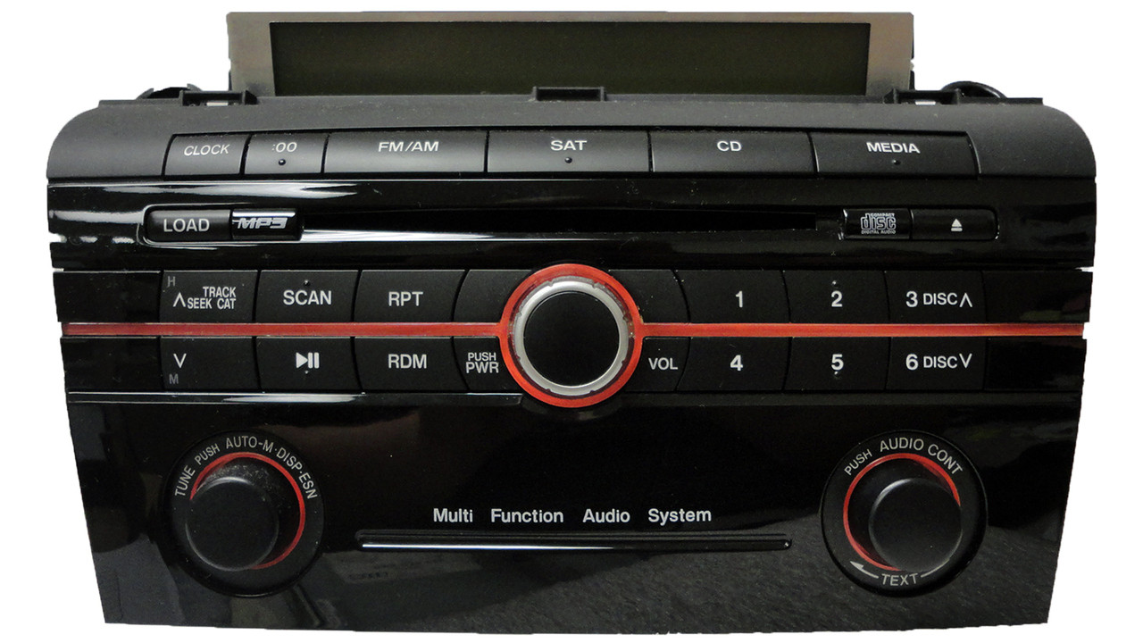 2007 09 Mazda 3 Radio MP3 CD Player Multi Function Audio System