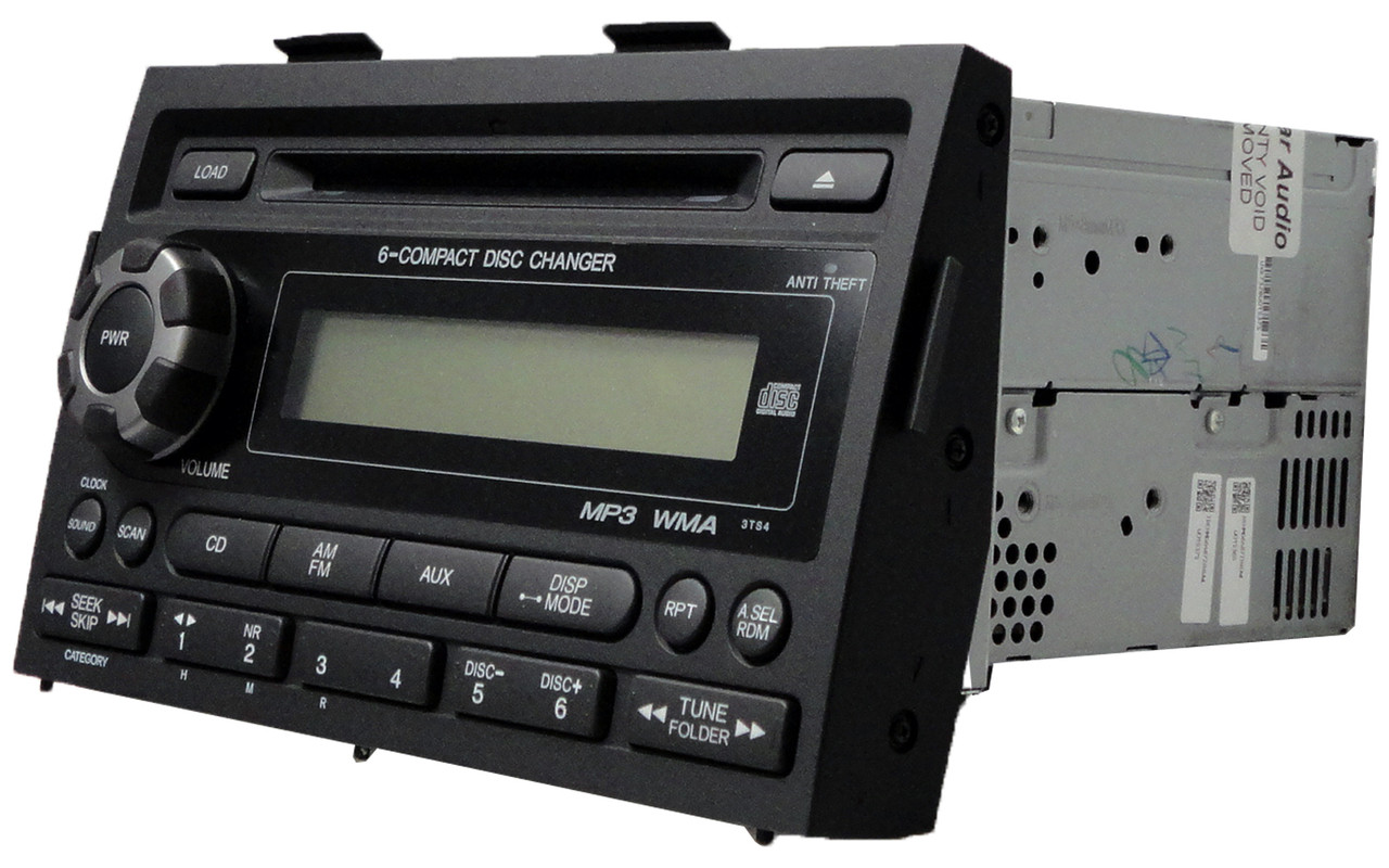 09 10 11 12 Honda RIDGELINE Radio 6 Disc CD Changer Player MP3 3TS4