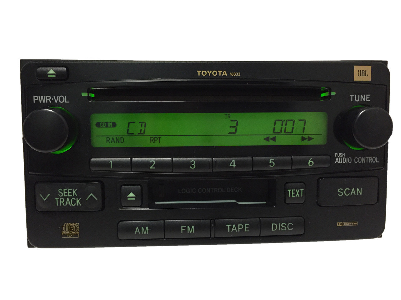 04 05 06 07 TOYOTA Highlander Celica JBL Radio Stereo CD Player 16833