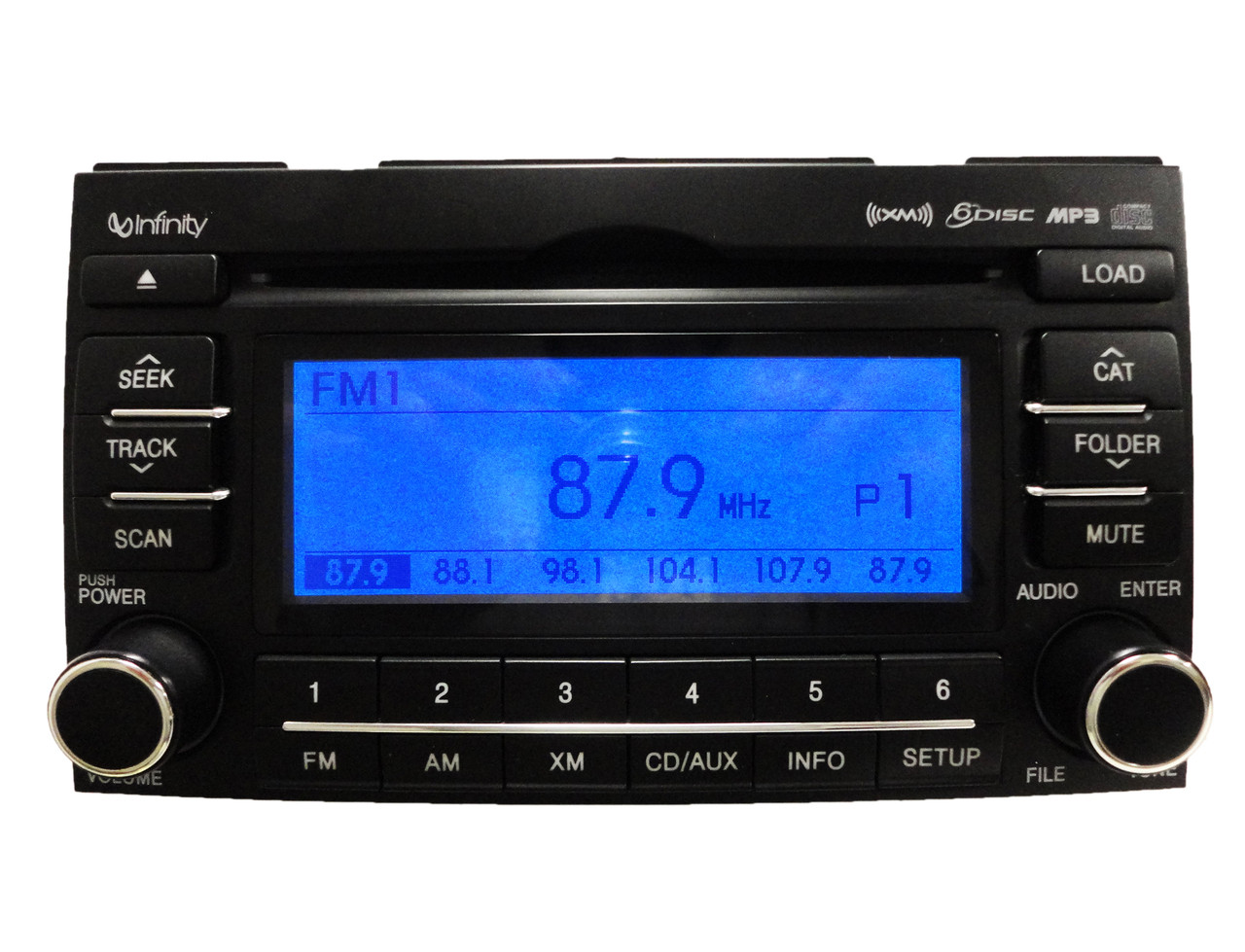 Hyundai Azera INFINITY 6 Disc Changer MP3 CD Player XM Radio 96195