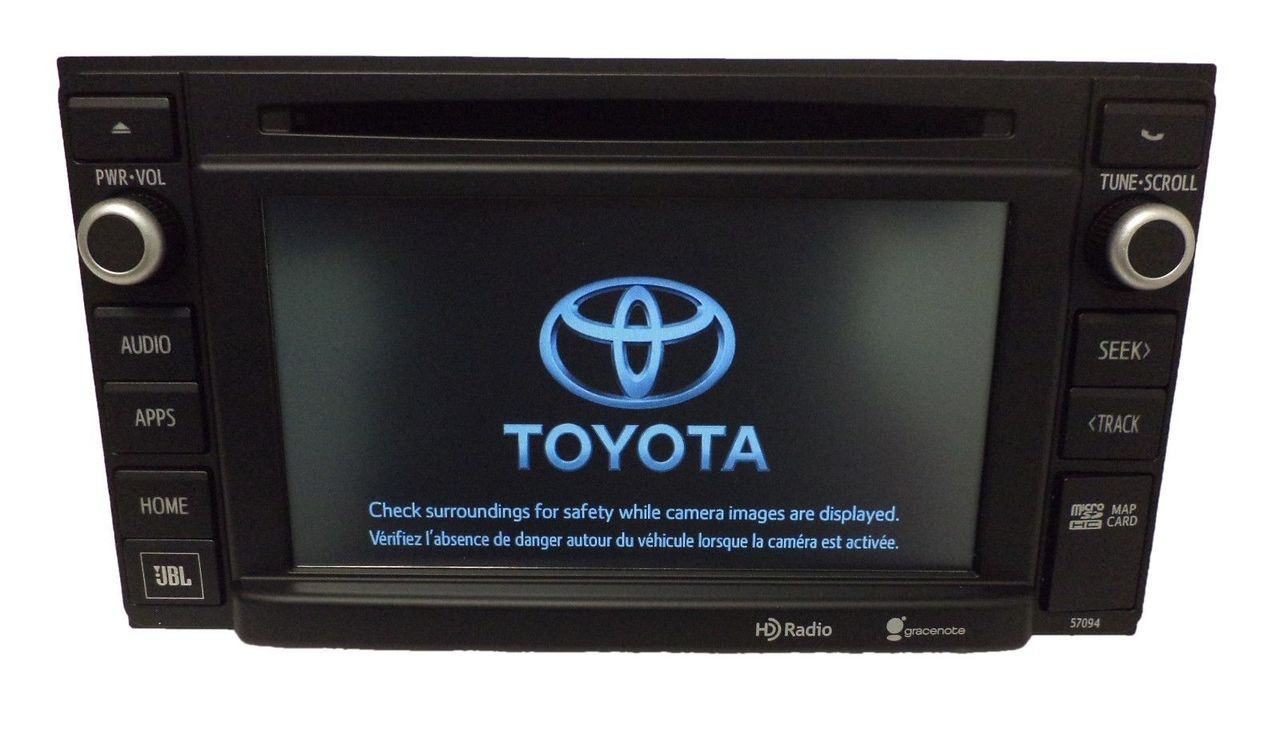 OEM Toyota Entune Touch Screen Navigation GPS JBL Radio CD