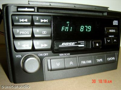 2000 Nissan maxima cd player error