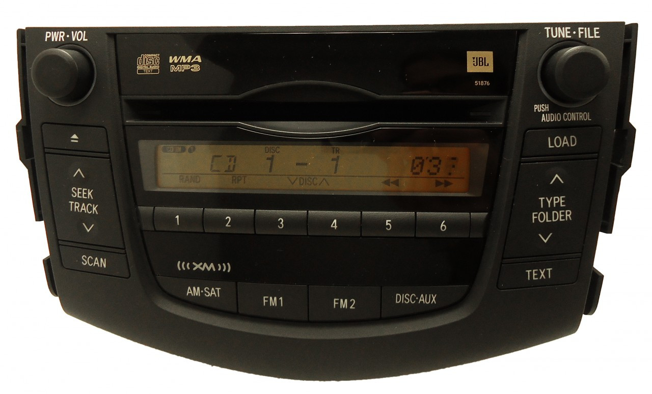 TOYOTA RAV4 JBL AM FM XM Satellite Radio 6 Disc Changer MP3 CD Player