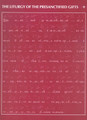 Liturgy of the Presanctified Gifts, The [softcover]
