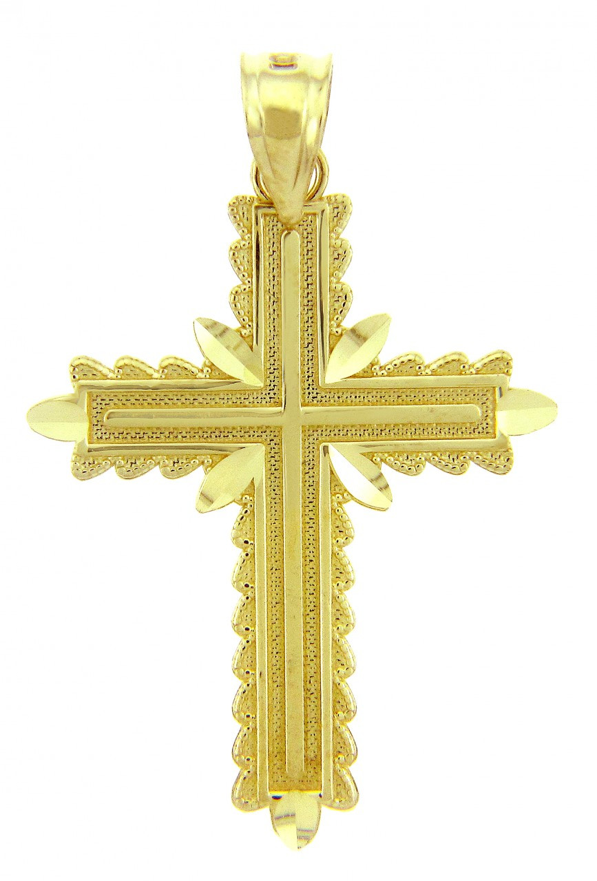 Yellow gold cross clearance