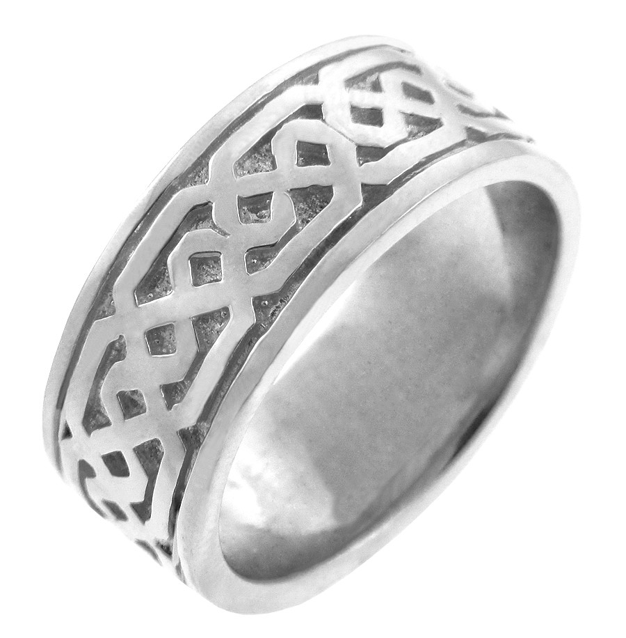 Women's Celtic Band - Silver Celtic Knot Ring Women's Celtic Band - Silver Celtic Knot Ring
