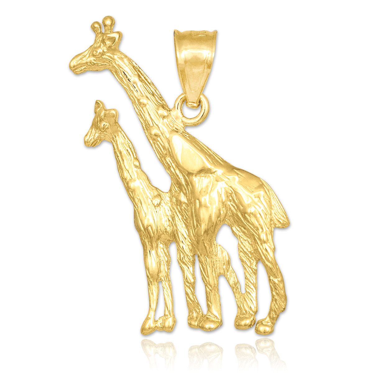 gold giraffe pendant