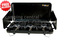 OZtrail 3-Burner Gas Camping Portable Stove Cooker