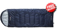 Caribee Glacial Bay 230 x 85cm Jumbo Sleeping Bag (0˚Cel) - (Top View)