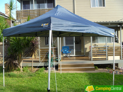 Assembled OZTrail Deluxe Gazebo